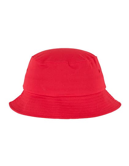 Flexfit Cotton Twill Bucket Hat — Red