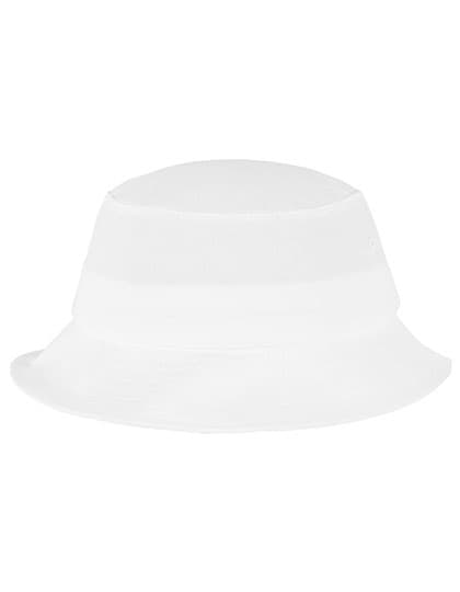 Flexfit Cotton Twill Bucket Hat — White
