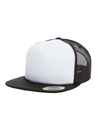 Foam Trucker With White Front — Black