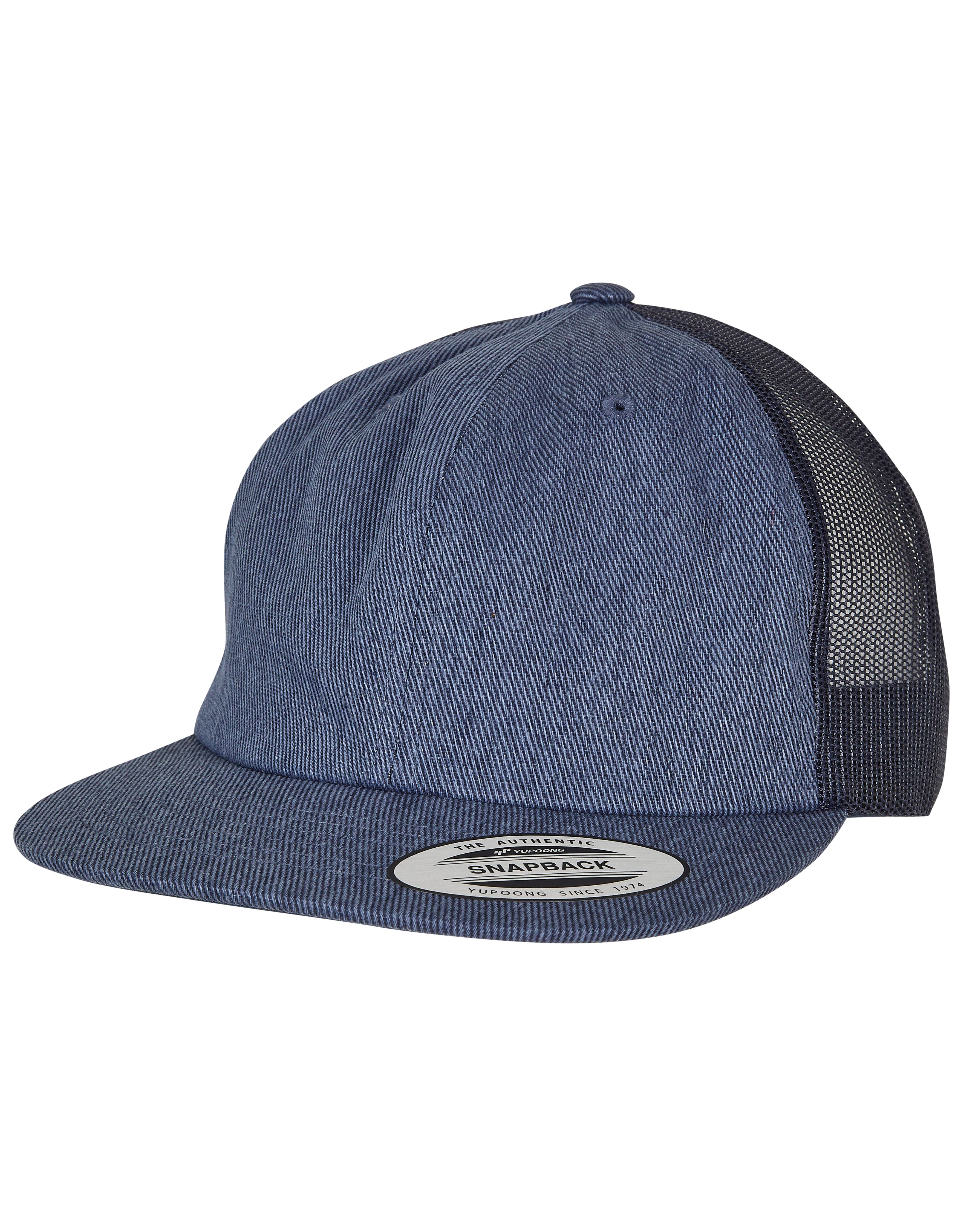 Denim Trucker Cap — Blue Raw