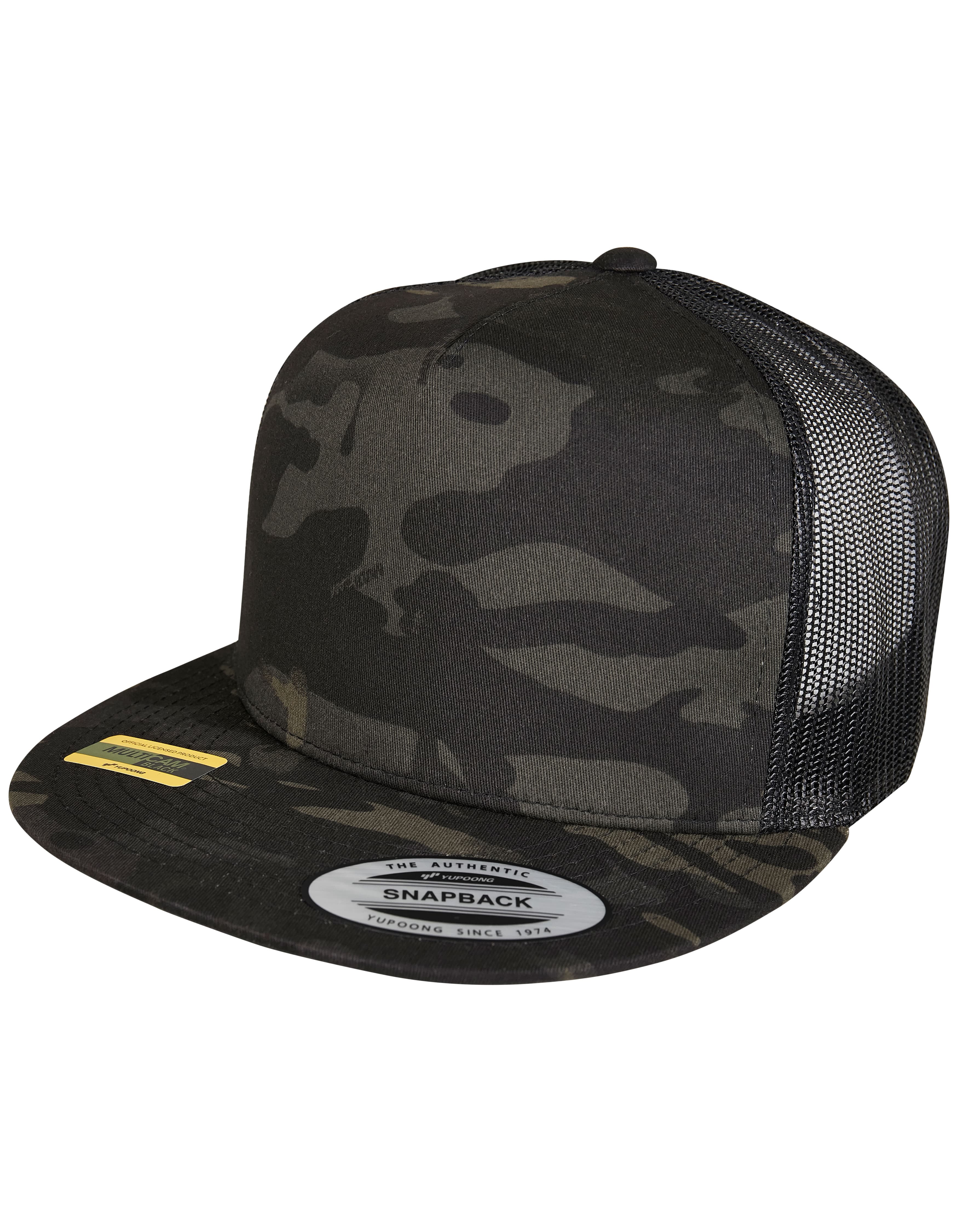 Multicam Trucker Cap — Black