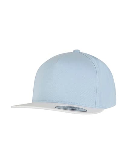 Classic 5 Panel Snapback — Light Blue