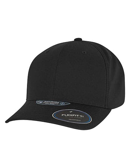 Flexfit NU Adjustable Snapback — Black
