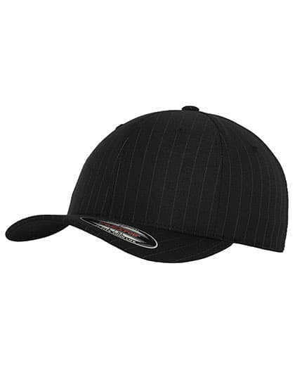 Flexfit Pinstripe Cap — Black