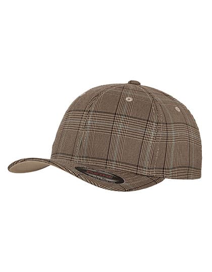 Flexfit Glen Check Cap — Brown