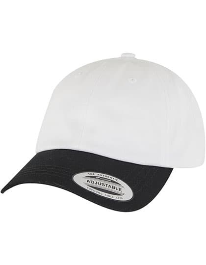 Low Profile 2-Toned Classic Cap — White