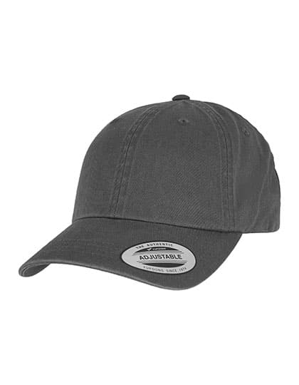 Low Profile Garment Wash Cap — Grey