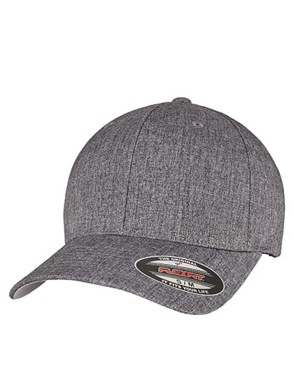 Flexfit Heatherlight Cap — Melange Dark Grey