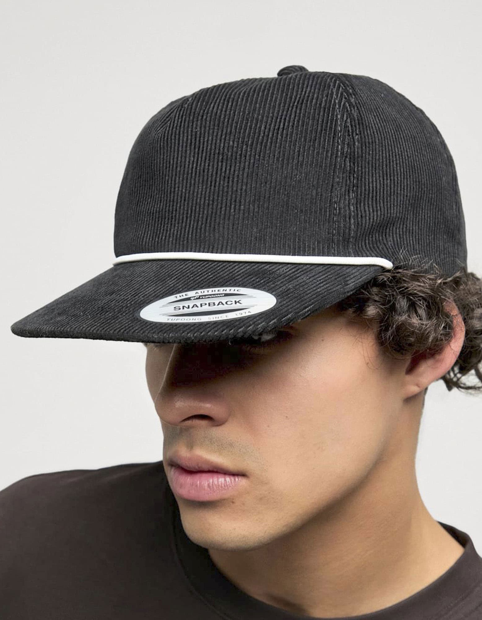 YP CLASSICS Unstructured Corduroy cap with braid rope