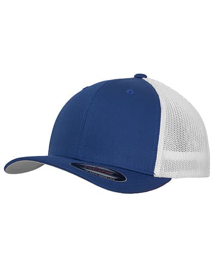 Flexfit Mesh Trucker 2-Tone Cap — Royal