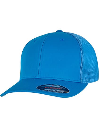 Flexfit Mesh Trucker Cap — Blue