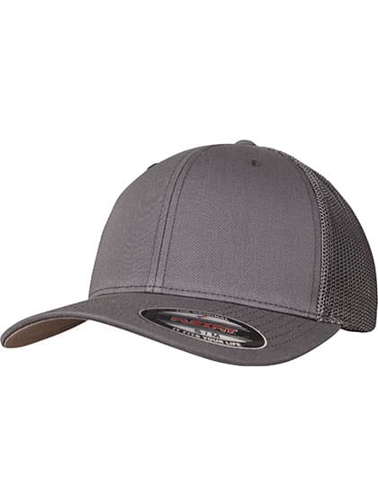 Flexfit Mesh Trucker Cap — Dark Grey