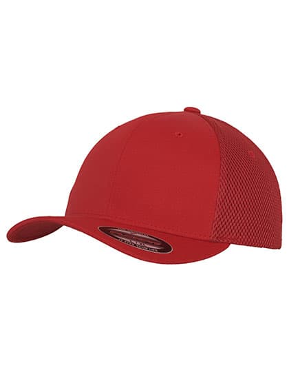 Flexfit Tactel Mesh Cap — Red