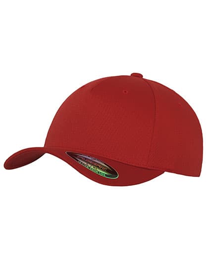 Flexfit 5 Panel Cap — Red