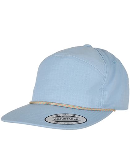 Color Braid Jockey Cap — Light Blue