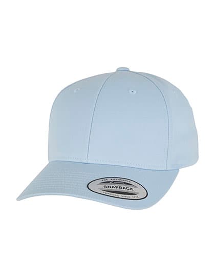 Curved Classic Snapback — Light Blue