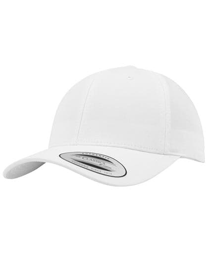 Curved Classic Snapback — White