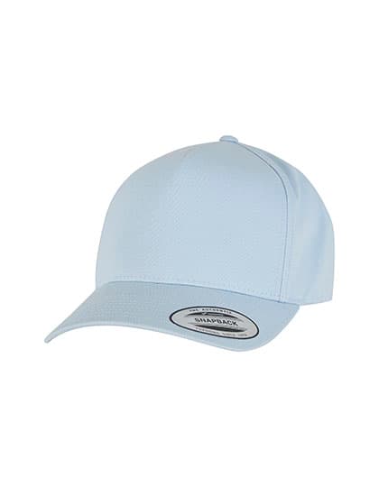 5-Panel Curved Classic Snapback — Light Blue
