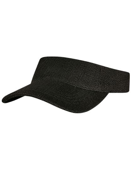 Bast Visor Cap — Black