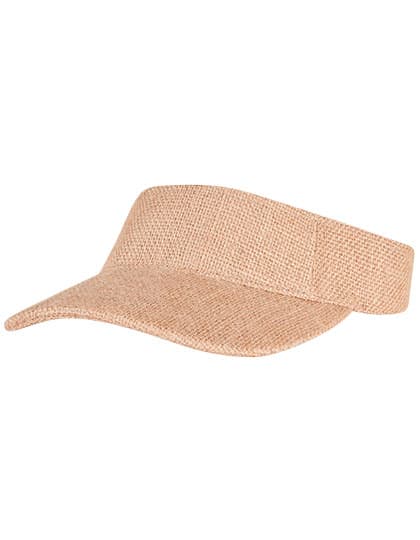 Bast Visor Cap — Nature