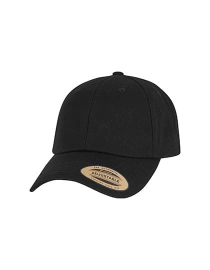 Low Profile Cap with Elastic Snip — Black