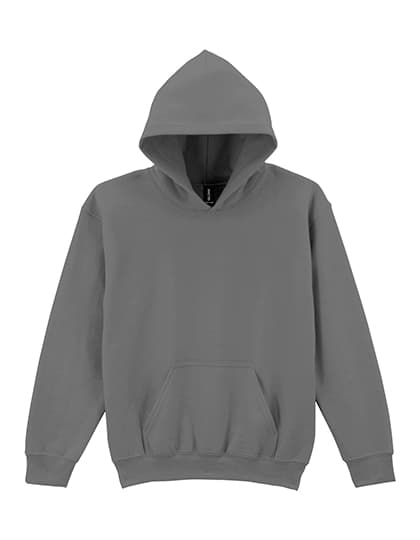 Heavy Blend™ Youth Hooded Sweatshirt — Charcoal (Solid)