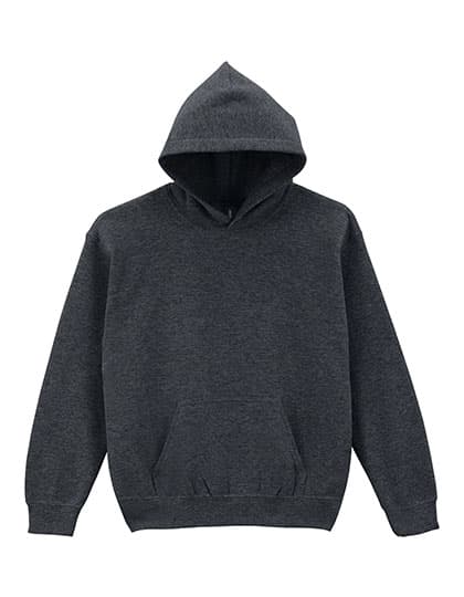 Heavy Blend™ Youth Hooded Sweatshirt — Fan Charcoal Heather