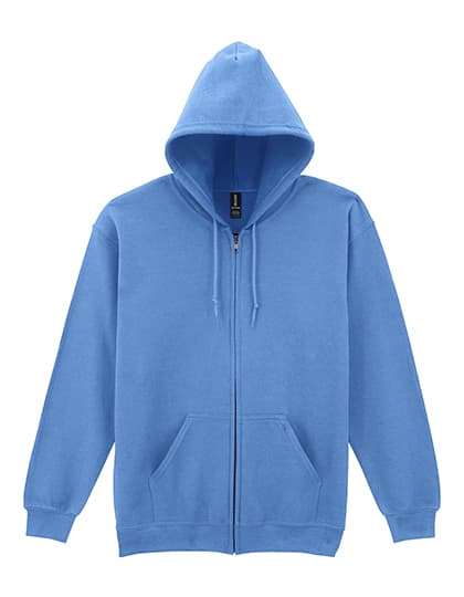Heavy Blend™ Adult Full Zip Hooded Sweatshirt — Carolina Blue