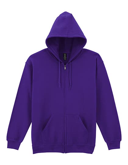 Heavy Blend™ Adult Full Zip Hooded Sweatshirt — Purple