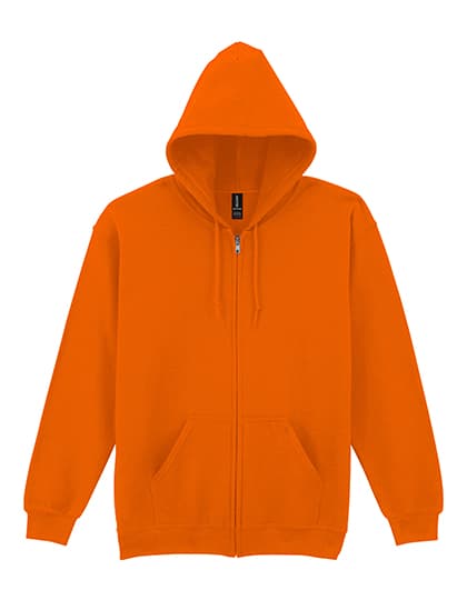 Heavy Blend™ Adult Full Zip Hooded Sweatshirt — Safety Orange