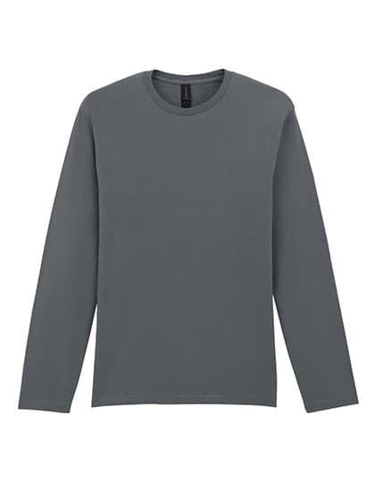 Softstyle® Adult Long Sleeve T-Shirt — Charcoal (Solid)