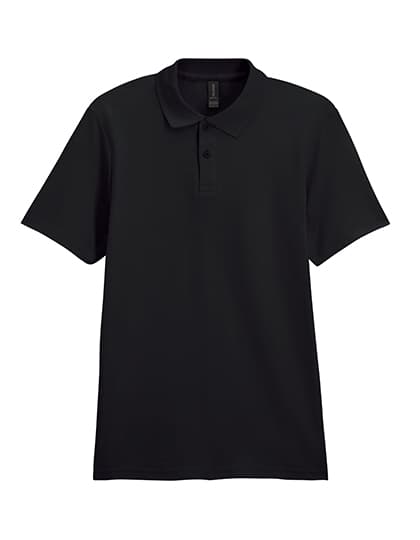 Softstyle® Adult Piqué Polo — Black