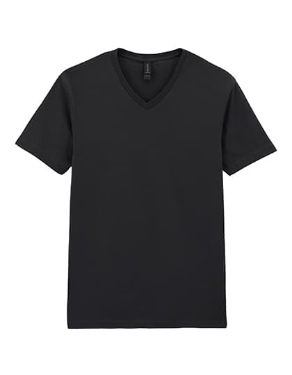 Softstyle® Adult V-Neck T-Shirt — Black