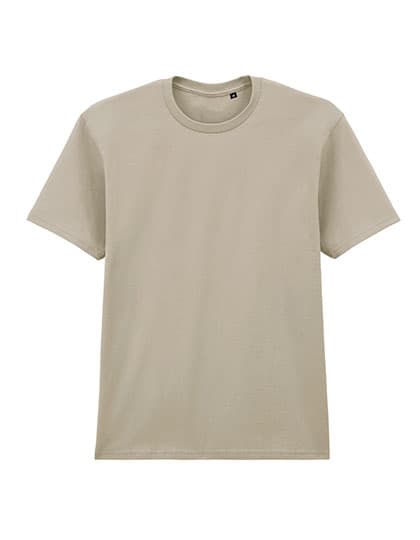 Softstyle Midweight Adult No Label Enzyme Wash T-Shirt — Sand