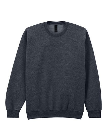 Softstyle® Midweight Fleece Adult Crewneck Sweatshirt — Dark Heather