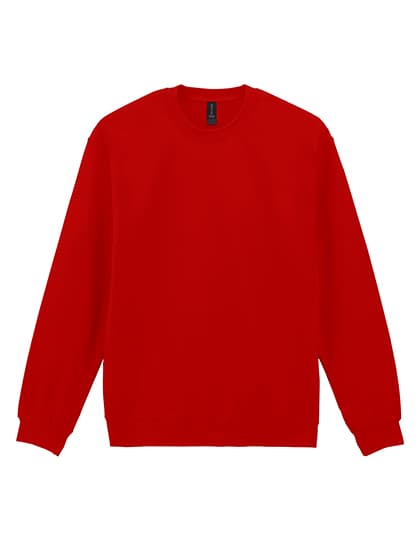 Softstyle® Midweight Fleece Adult Crewneck Sweatshirt — Red