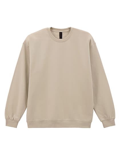 Softstyle® Midweight Fleece Adult Crewneck Sweatshirt — Sand