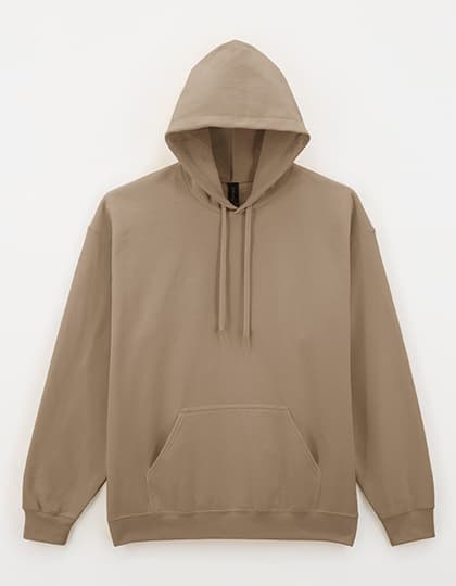 Softstyle® Midweight Sweat Adult Hoodie — Brown Savana