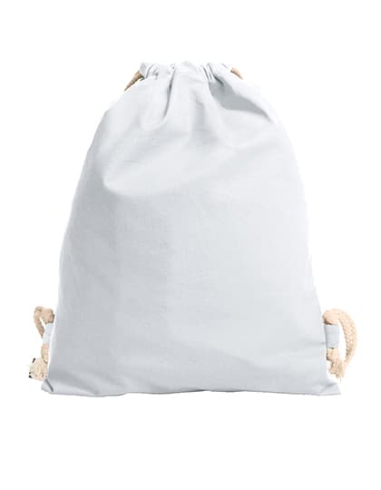 Drawstring Bag Earth — White