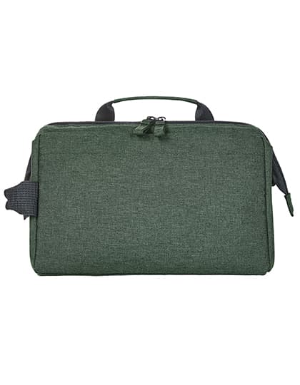 Zip Bag Circle — Green Melange