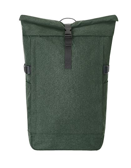 Notebook Backpack Circle — Green Melange