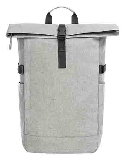 Notebook Backpack Circle — Light Grey Melange