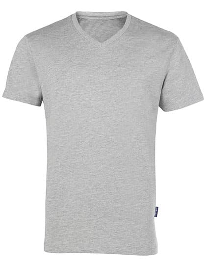 Men´s Luxury V-Neck Tees — Grey Melange
