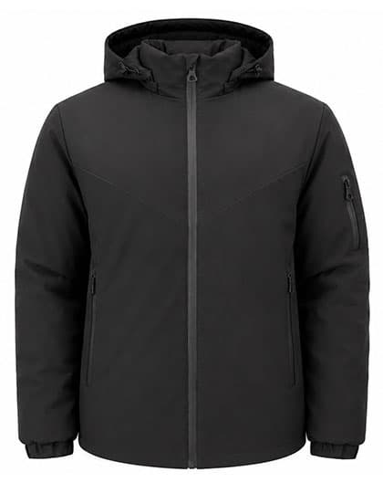 Men´s High Performance Winter Softshell Jacket — Black
