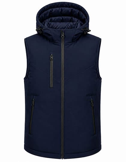 Men’s High Performance Winter Softshell Vest — Navy