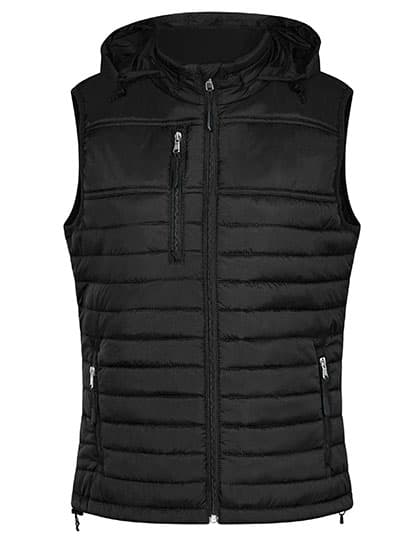 Women´s Hooded Performance Body Warmer — Black