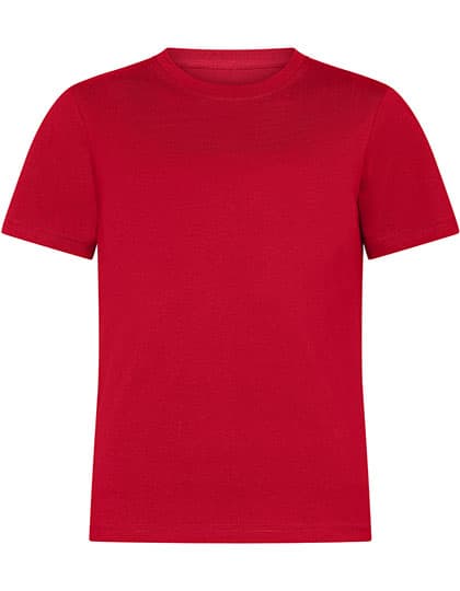 Kids´ Organic Luxury Roundneck Tees — Red