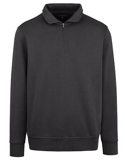 Unisex Premium Zip-Sweatshirt — Dark Grey