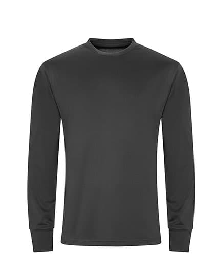Long Sleeve Active T — Charcoal (Solid)