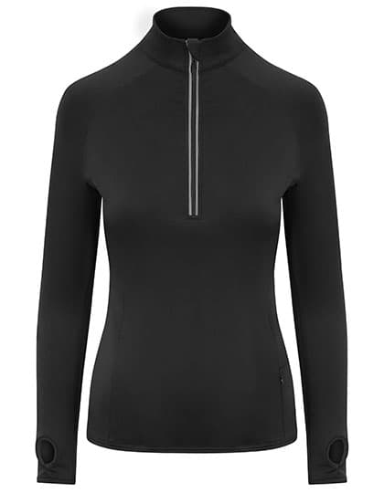 Women´s Cool-Flex 1/2 Zip Top — Jet Black